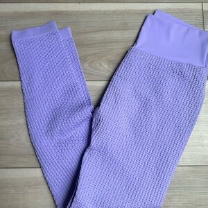 Ryderwear Lavender Textured Leggings